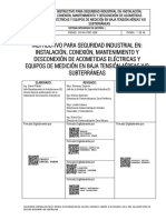 Instructivo para Seguridad Industrial Puesta A Tierra