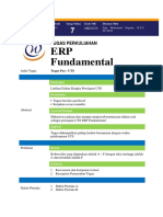 ERP Fundamental: Tugas Perkuliahan