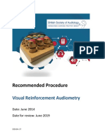 OD104 37 Recommended Procedure Visual Reinforcement Audiometry 2014 1