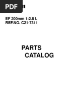 Canon EF 200 2.8 L Repair Manual