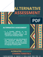 ALTERNATIVE ASSESSMENT