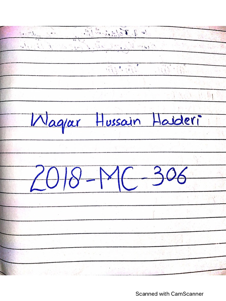 Numerical Analysis Handwritten Notes PDF