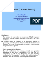 Magnetism Q & Math (Lec-11) : Presenting by