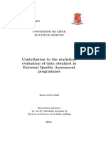 Contribution Statistical Evaluation Data For External Quality Assessment