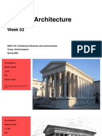 Reading Architecture: Week 03