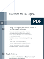 Statistics For 6 Sigma