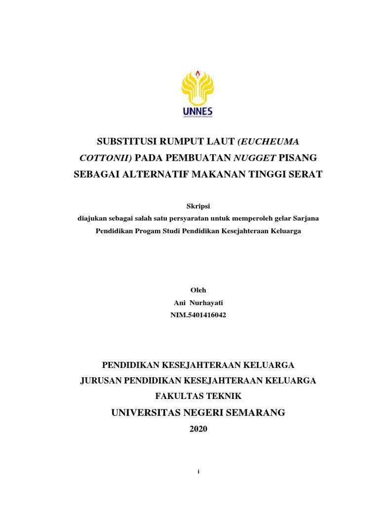 Serat Rumput Laut | PDF