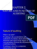 Nature and Function of Auditing