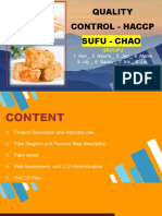 Quality Control - Haccp Sufu - Chao: 1. Ann - 2. Naomi - 3. Jen - 4. Menni 5. Lily - 6. Nancy - 7. Iris - 8. Lin