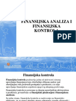 Finansijska kontrola i analiza