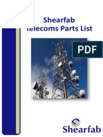 Shearfab Telecoms Parts List