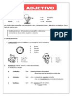 El-Adjetivo Ficha 6to