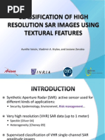 Classification of high resolution sar images using textural features