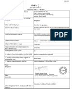 Form Q: Appointment Order