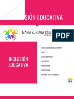La Inclusión Educativa María Zuriaga