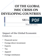 Impact of The Global Economic Crisis On Developing Countries
