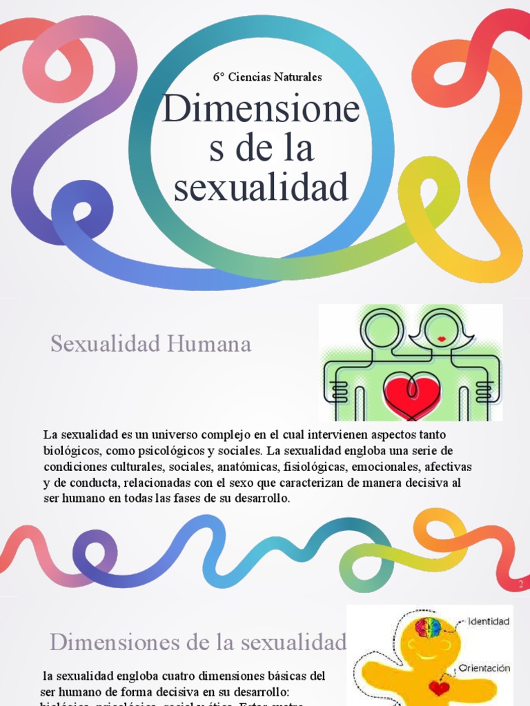 6 Básico - Dimensiones de La Sexualidad | PDF | La sexualidad humana ...