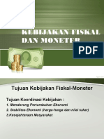 Pertemuan 9 Kebijakan Fiskal Dan Moneter