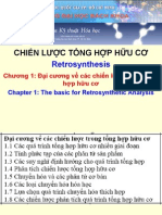 Chiến Lược Tổng Hợp Hữu Cơ: Retrosynthesis