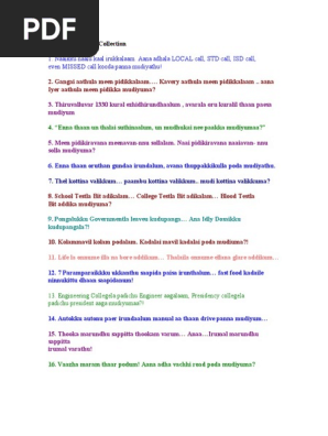 Mokka Jokes In Tamil Pdf