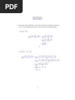 Math 220 GW 7: Solutions