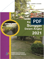 Kecamatan Sunggal Dalam Angka 2021