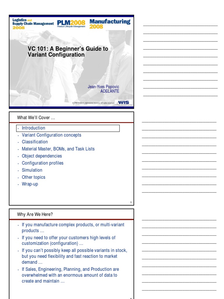 VC101 A Beginner S Guide To Variant Configuration | PDF | Statistical ...