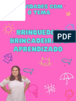 Atividades educativas com brinquedos e brincadeiras