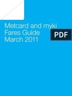 Metcard and Myki Fares Guide March 2011: Buying Metcards