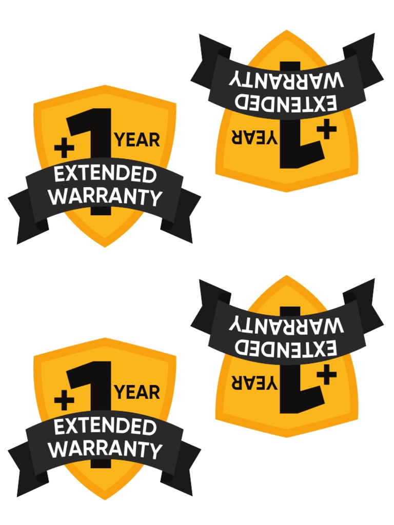 Extended Warranty Sticker | PDF | Law