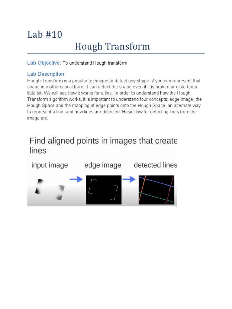 Lab Manual 10 PDF Multidimensional Signal Processing Computer Vision