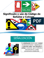 Capacitación Significado y Uso de Codigo de Señales y Colores