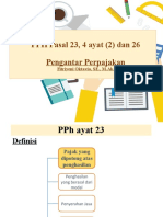 PPH Pasal 23 4 2 Dan 26