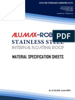 Alumax Robust Stainless Steel Material Specification Sheets