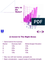 The 10 P&G Media Rules
