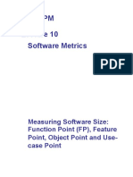 Software Metrics Subject: SPM