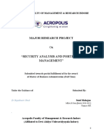 Security Analysis and Portfolio Management v1.1