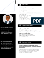 Share Black Simple Resume-WPS Office