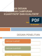 8 Kombinasi Desain Penelitian