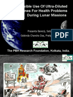 PBHRF Lunar Mission and Homeopathy