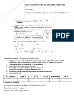 DETERMINAREA TEMPERATURII FILAMENTULUI UNI BEc