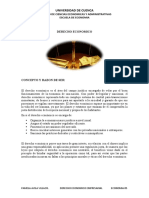 Concepto de Derecho Economico y El Estado