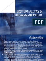 Eksternalitas & Kegagalan Pasar