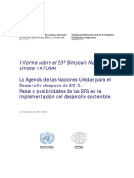 Papel y Posibilidades de Las EFS en La Implementación Del Desarrollo Sostenible