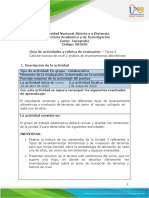 Guia de Actividades y Rúbrica de Evaluación - Unidad 3 - Tarea 4 - Calcular Bancos de Nivel y Análisis Levantamientos Altimétricos