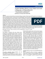 Fd32dda2e1dac10ac1b70aafe77.development of Sustainable Building Blocks Using Alkali Activated Waste Materials A Critical Review