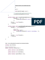 Functional Interfaces and Lambda Expressions