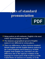 Standard Pronunciation