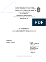 Algoritmos y estructuras de datos en programación