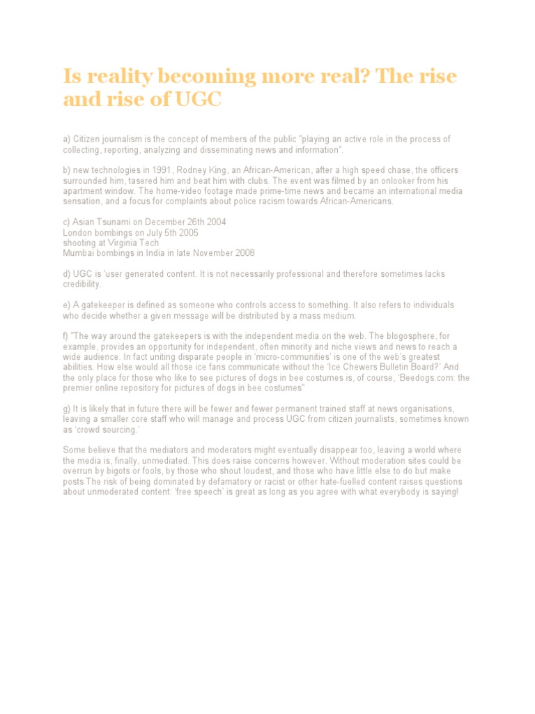 The Impact of User-Generated Content | PDF